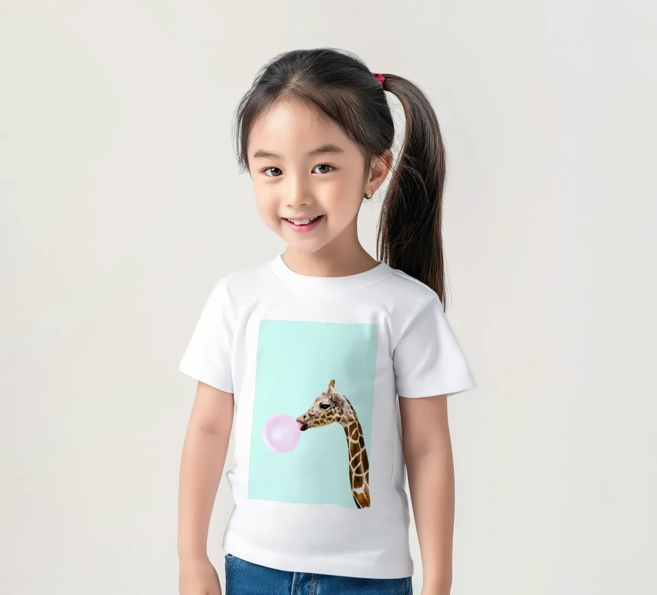 Giraffe t-shirt bambini da Paul Fuentes Design