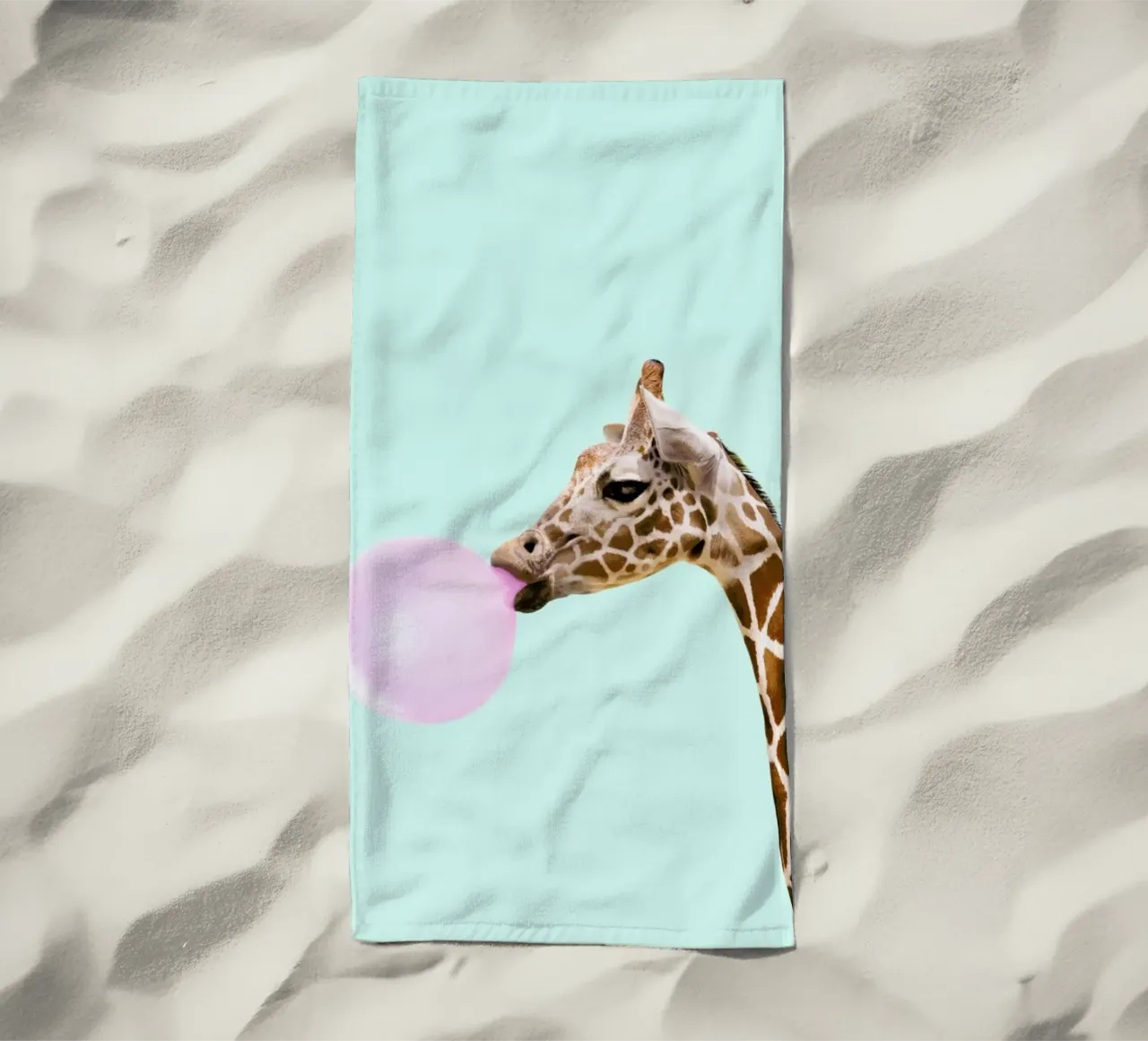 Giraffe telo mare da Paul Fuentes Design