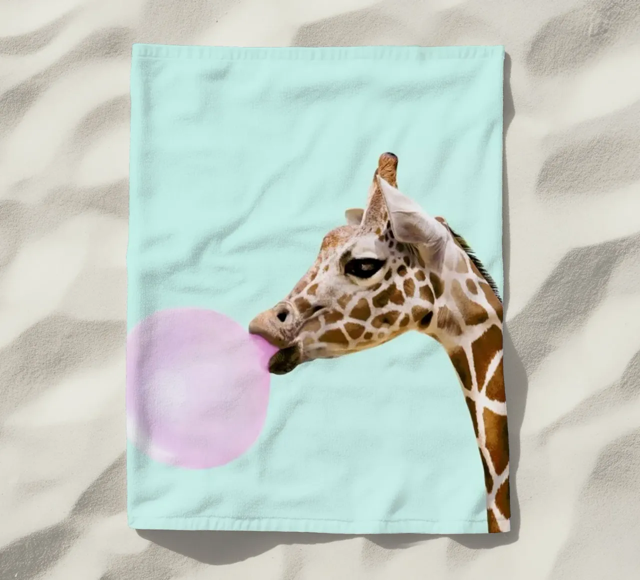 Giraffe telo mare da Paul Fuentes Design