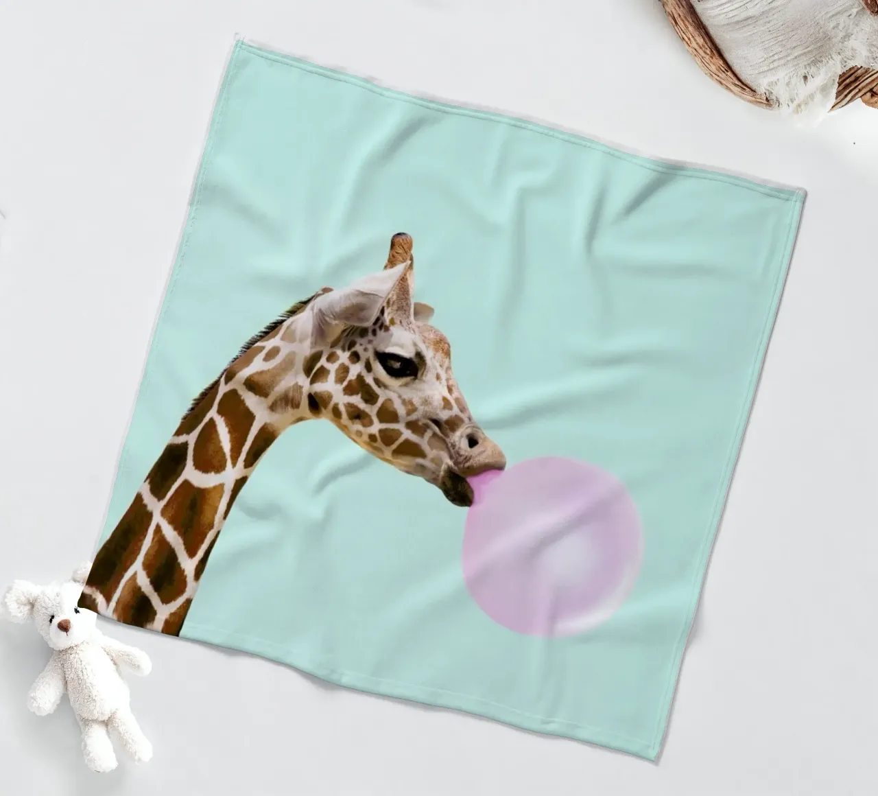 Giraffe Fleecedecke von Paul Fuentes Design