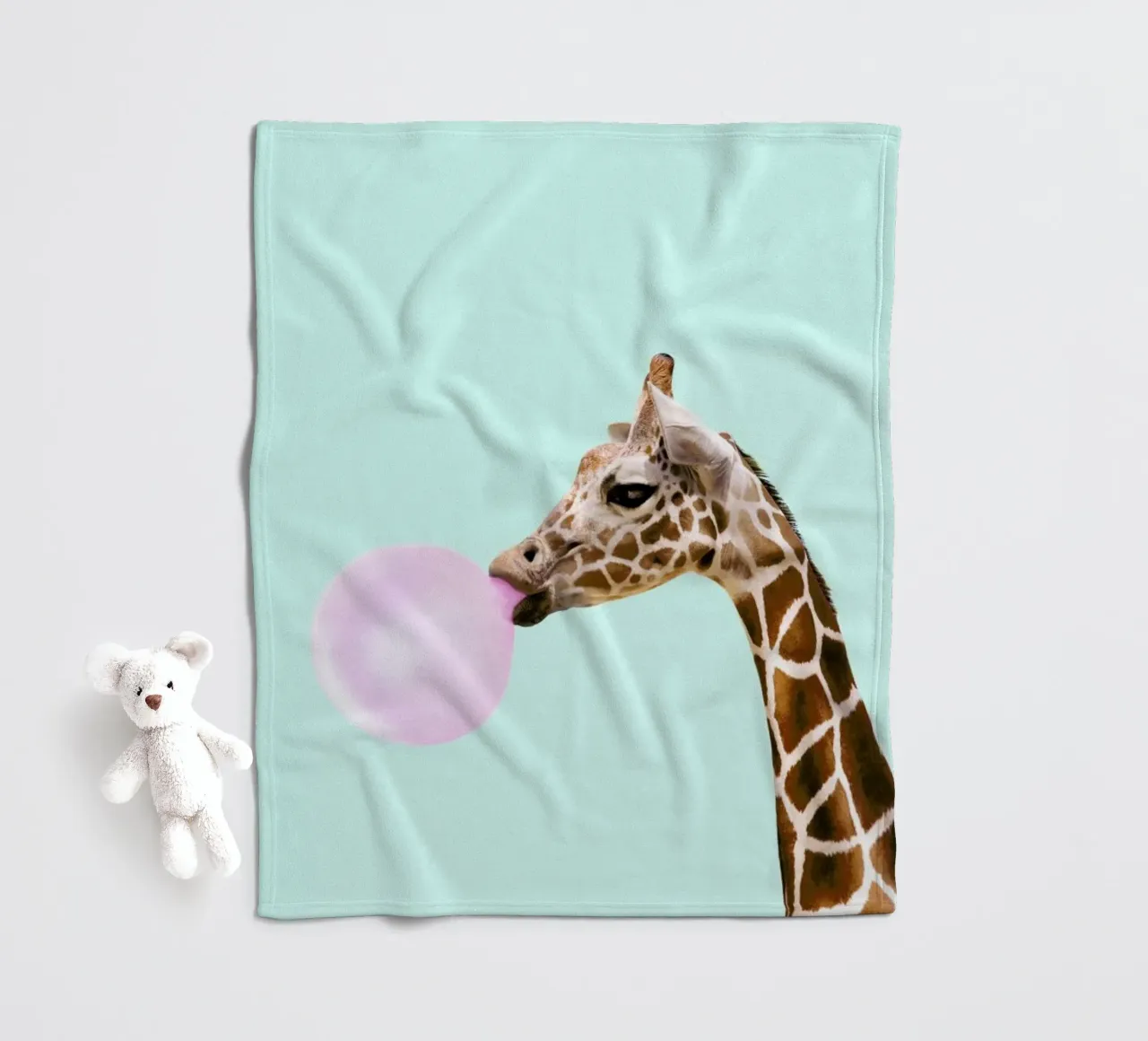 Giraffe Fleecedecke von Paul Fuentes Design