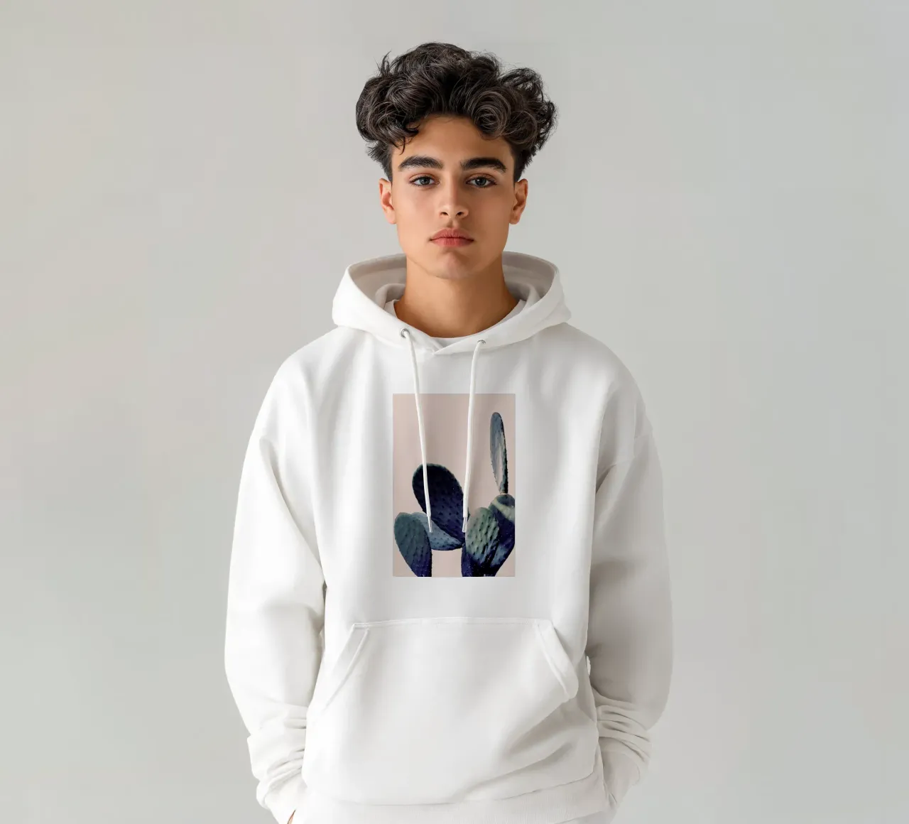 Cactus I felpa con cappuccio da Elena Veronese