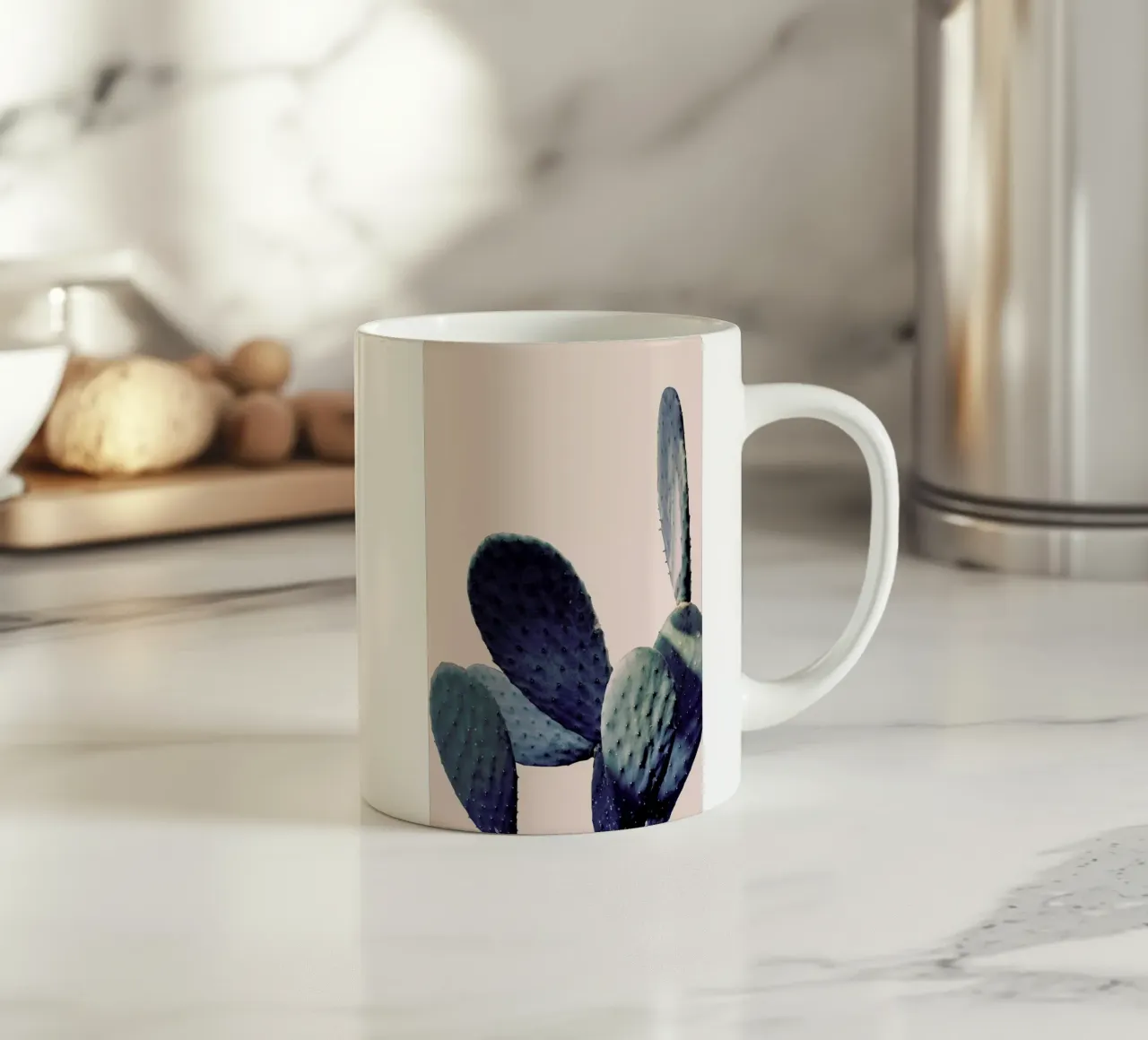 Cactus I tazza in ceramica da Elena Veronese