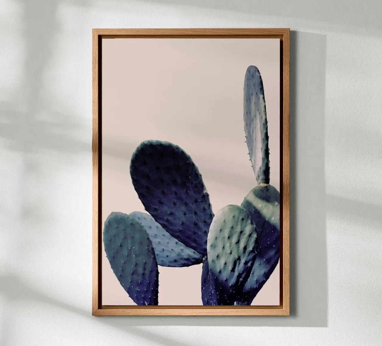Cactus I tela con Cornice a cassetta da Elena Veronese
