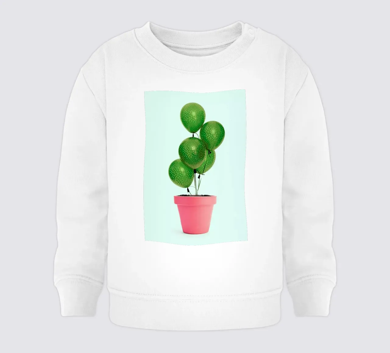 Cactus Balloon felpa neonato da Paul Fuentes Design