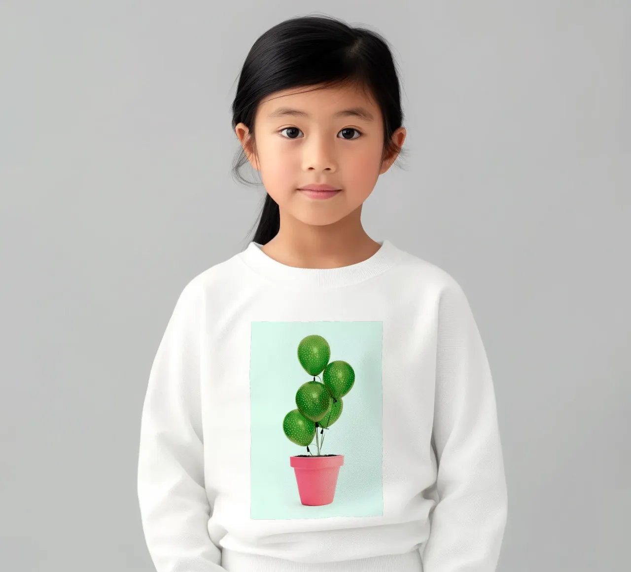 Cactus Balloon felpa bambino da Paul Fuentes Design