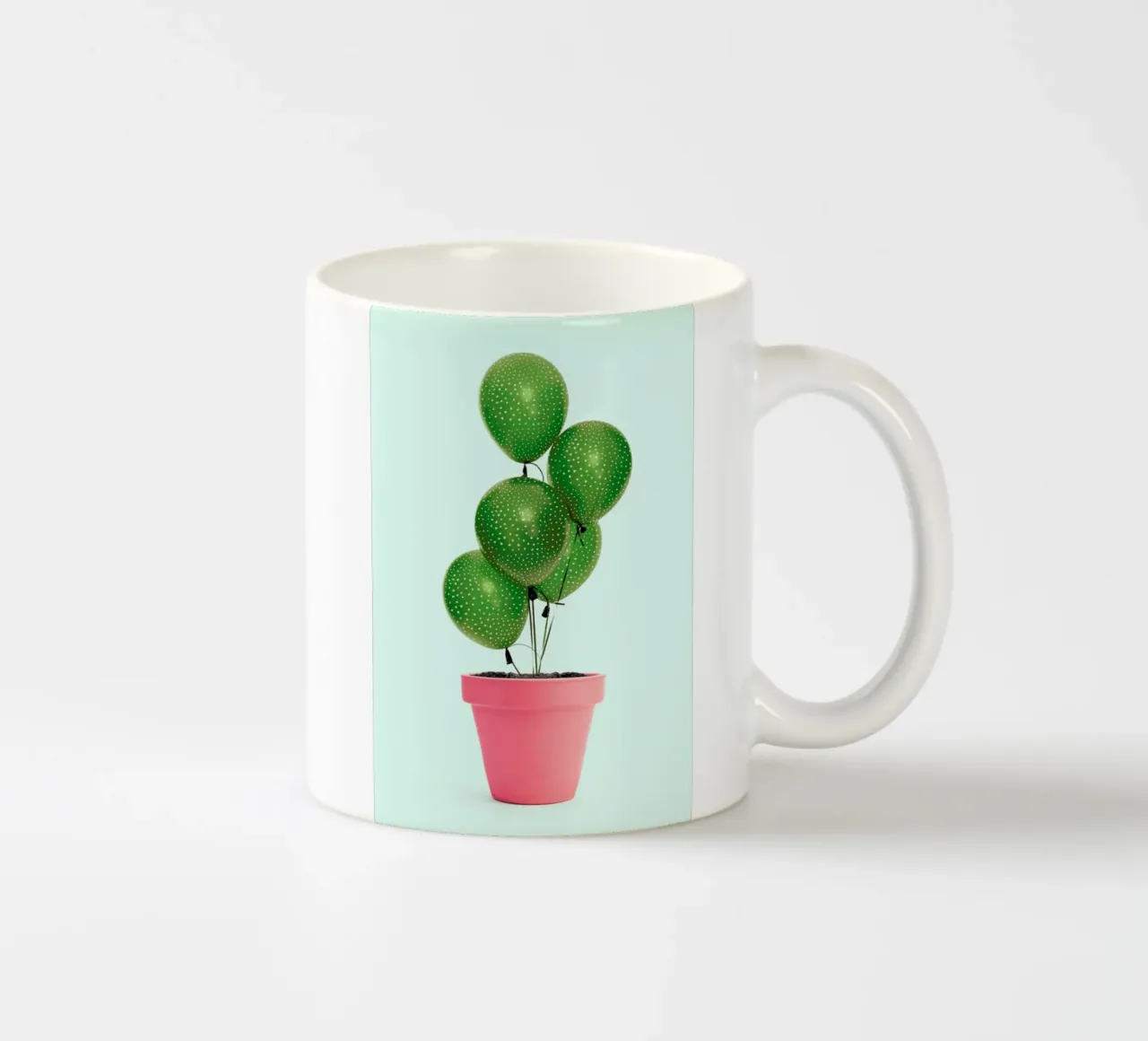 Cactus Balloon tazza in ceramica da Paul Fuentes Design