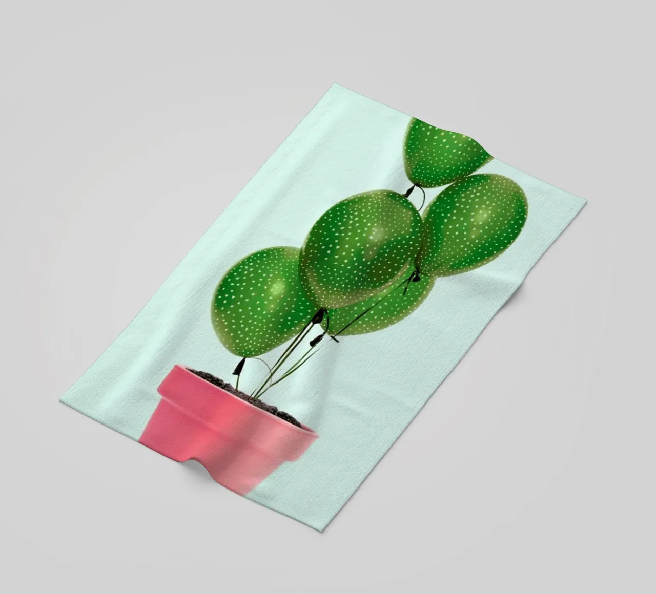 Cactus Balloon Strandtuch von Paul Fuentes Design