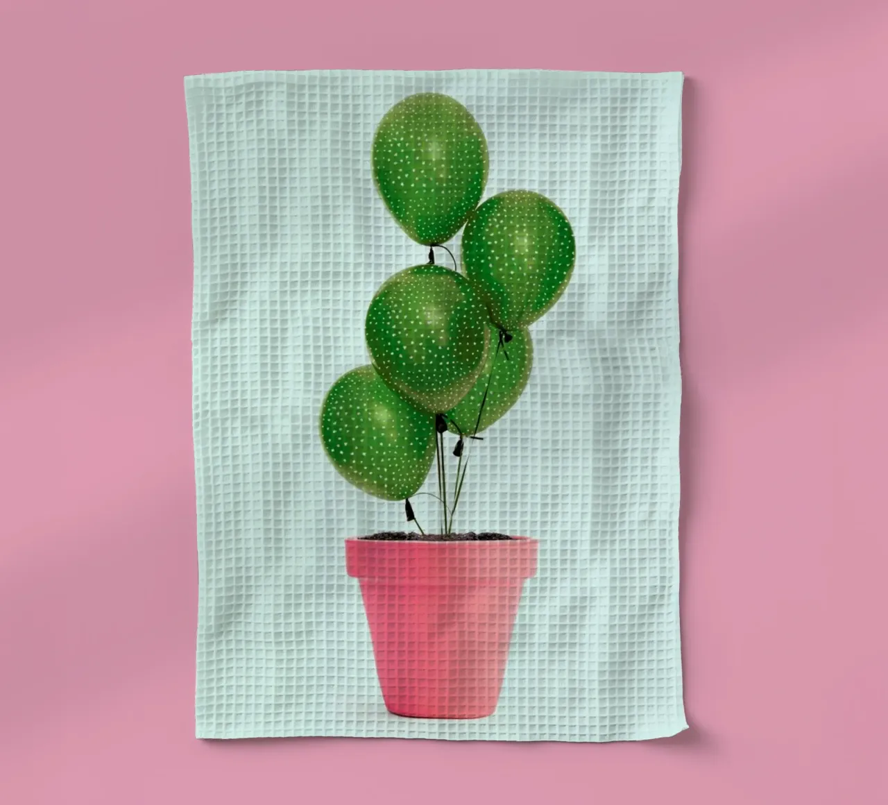 Cactus Balloon canovaccio da cucina da Paul Fuentes Design
