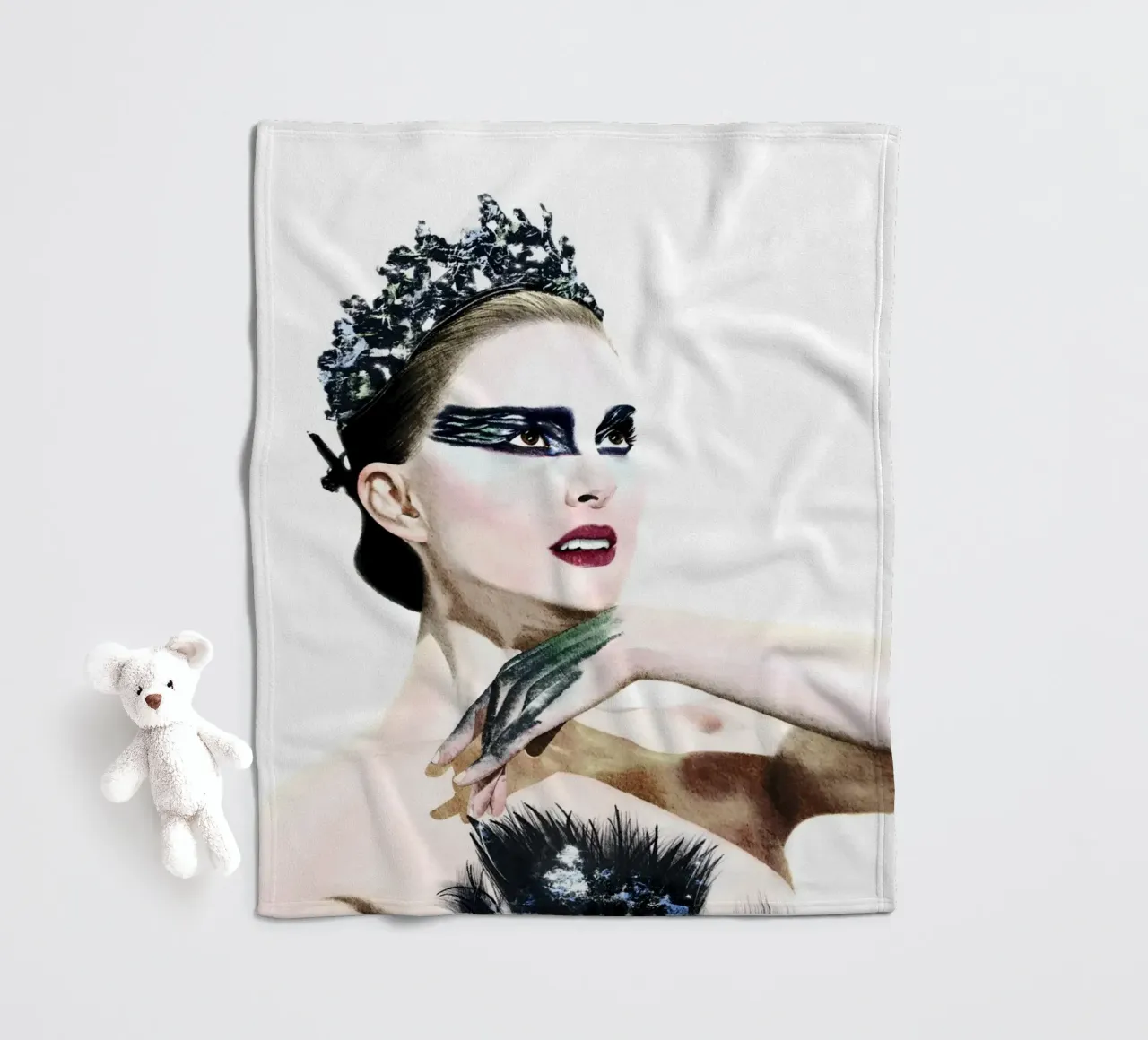Black Swan coperta in pile da heiyoum