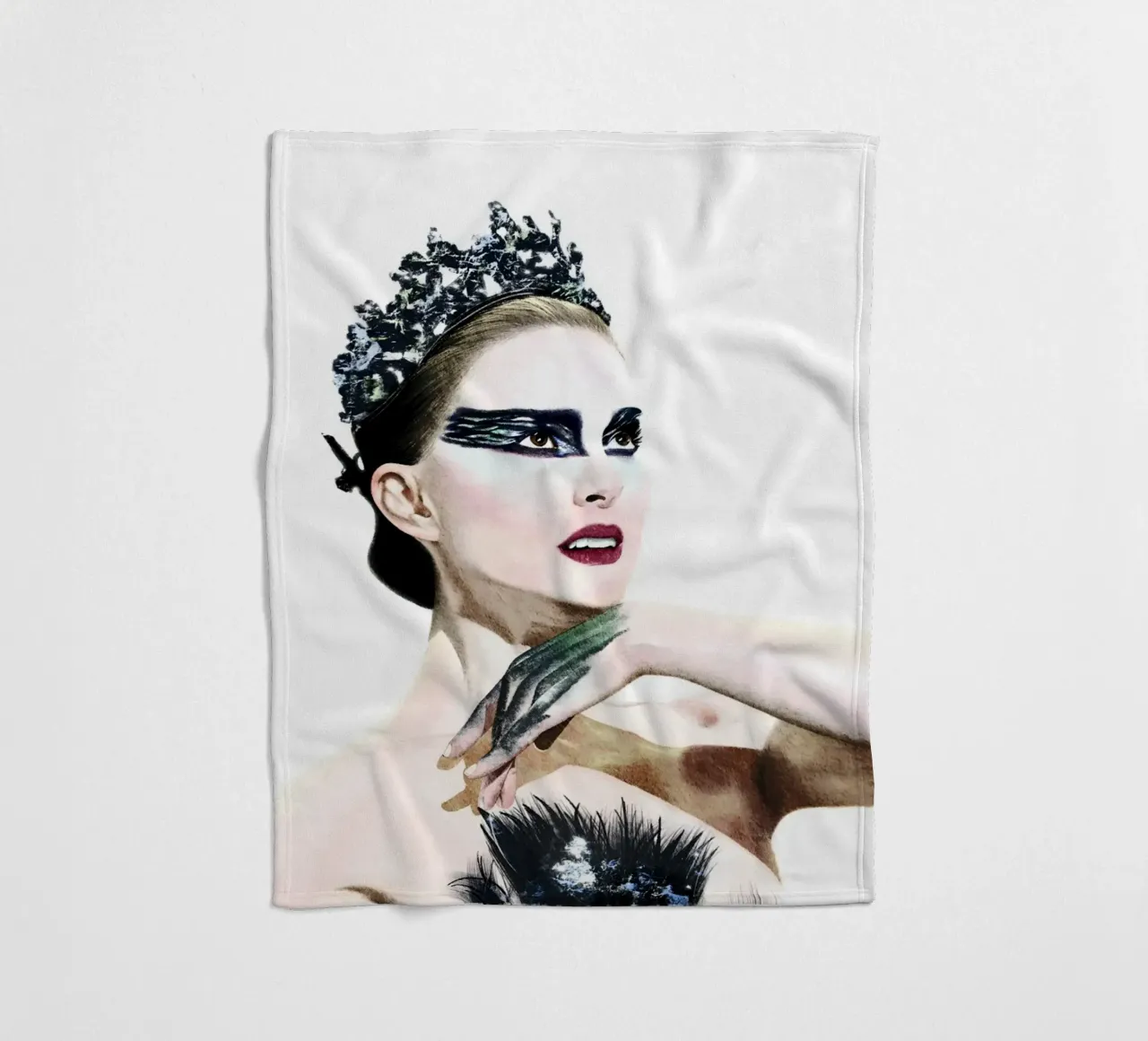 Black Swan coperta in pile da heiyoum