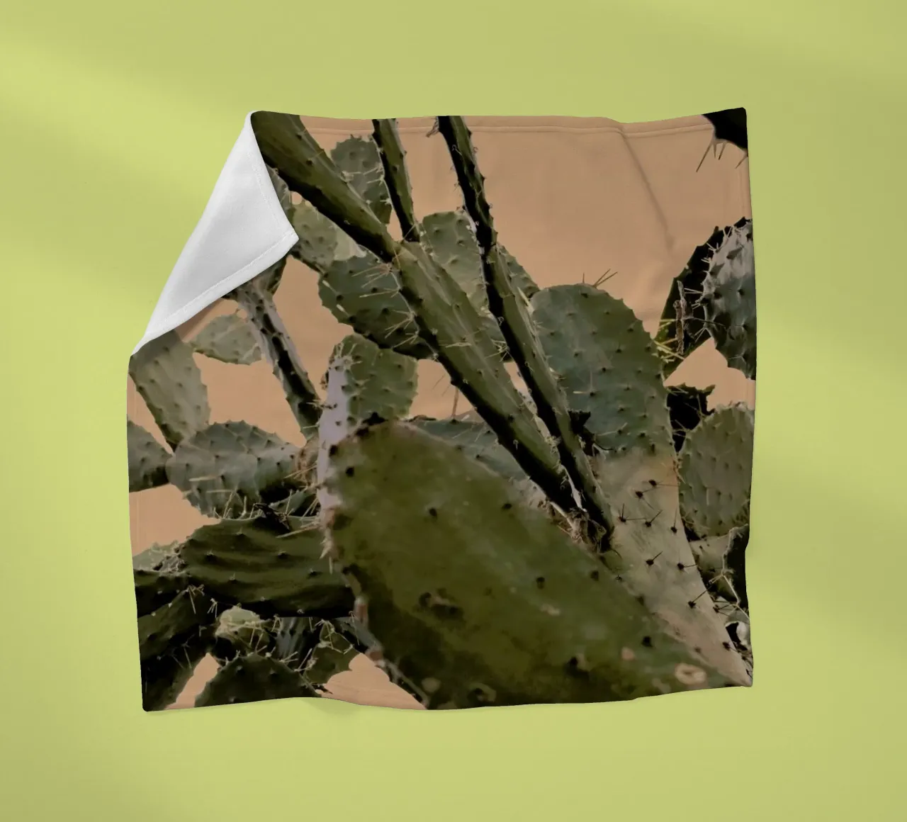 Cactus II coperta in pile da Elena Veronese