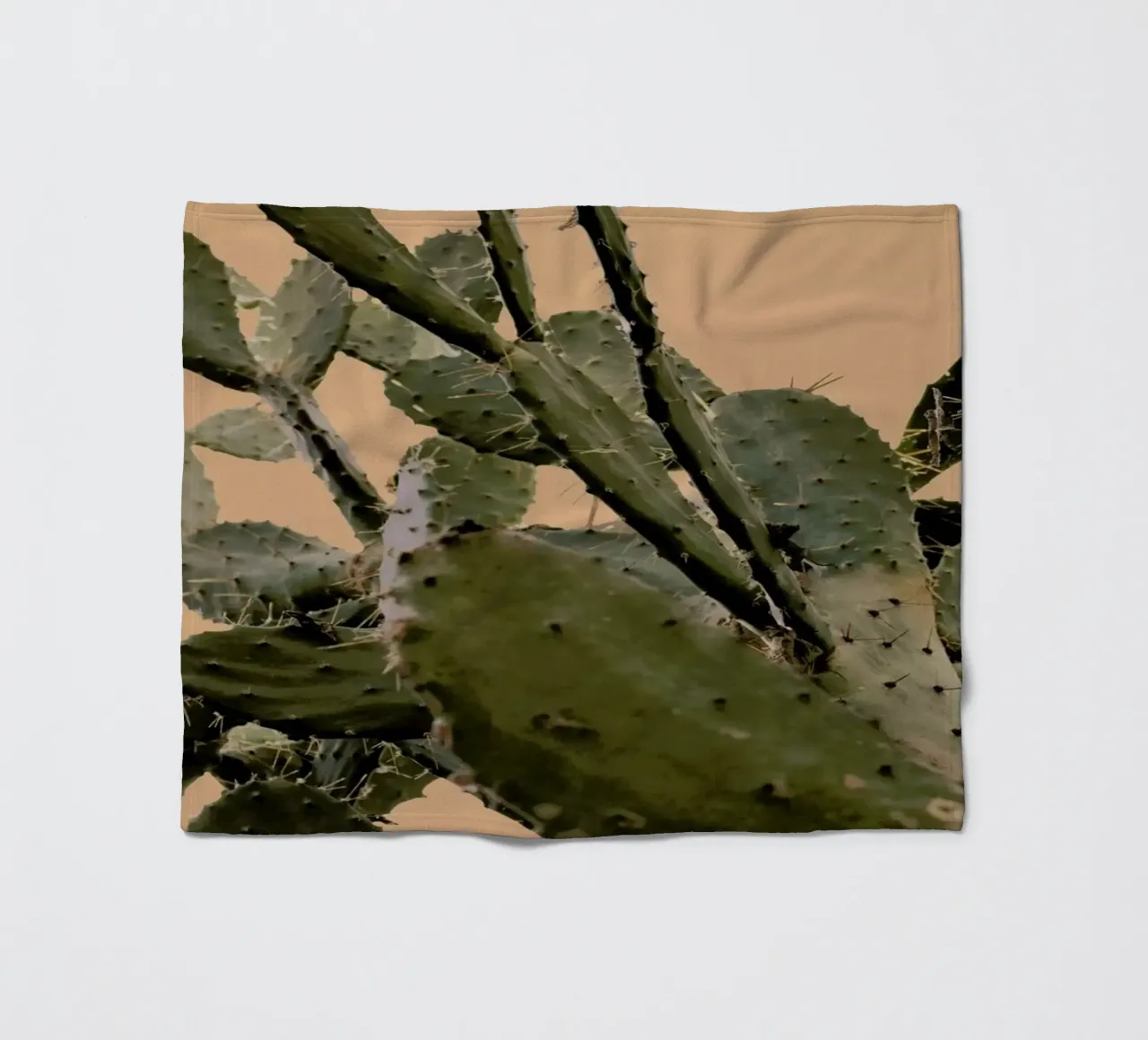 Cactus II coperta in pile da Elena Veronese
