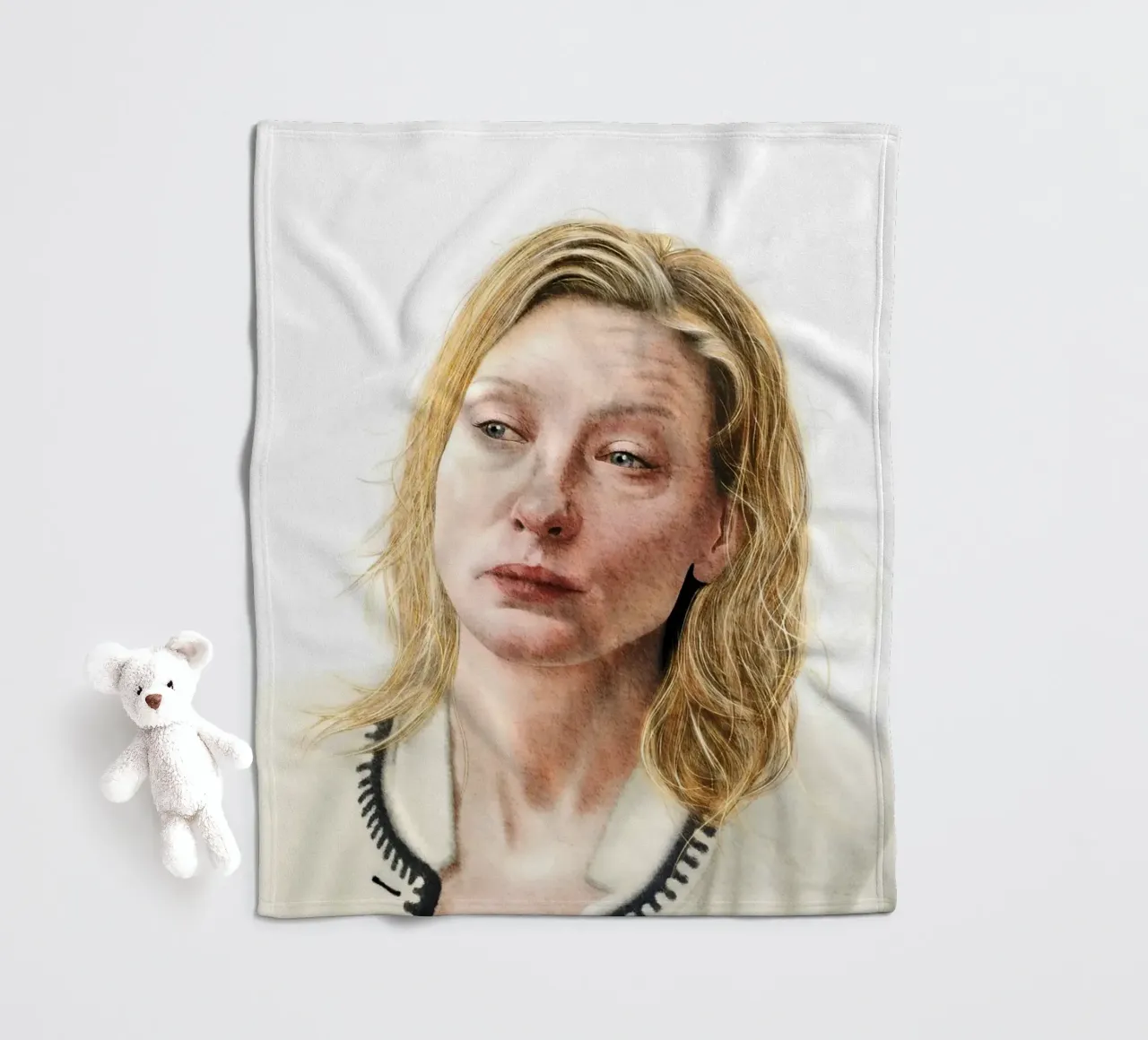 Blue Jasmine coperta in pile da heiyoum