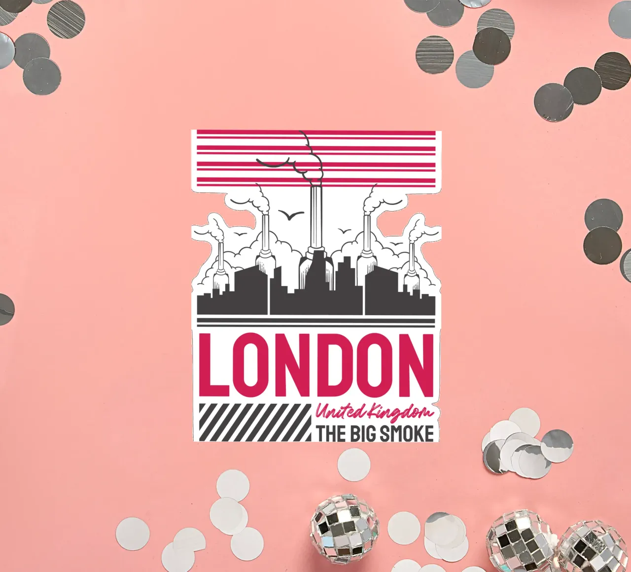 Londres art design autocollant de rivariahill