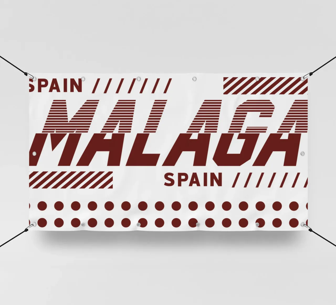 Spanien-Malaga klassisches Kunstdesign PVC Plane von rivariahill