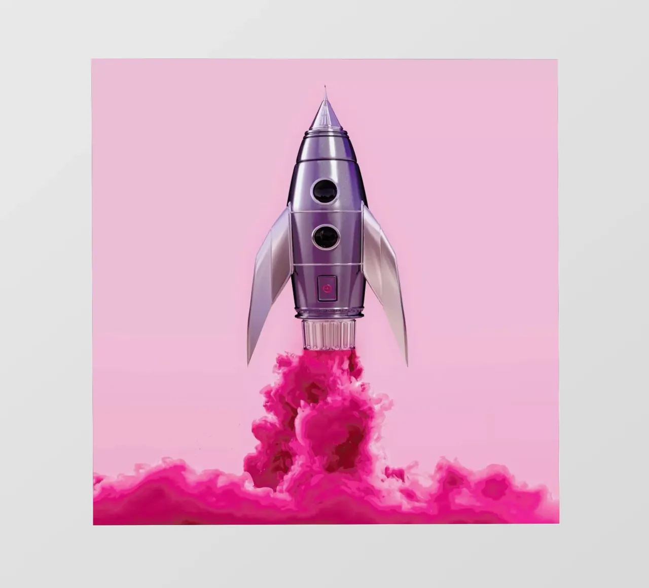 Rocket backlit folie van Paul Fuentes Design