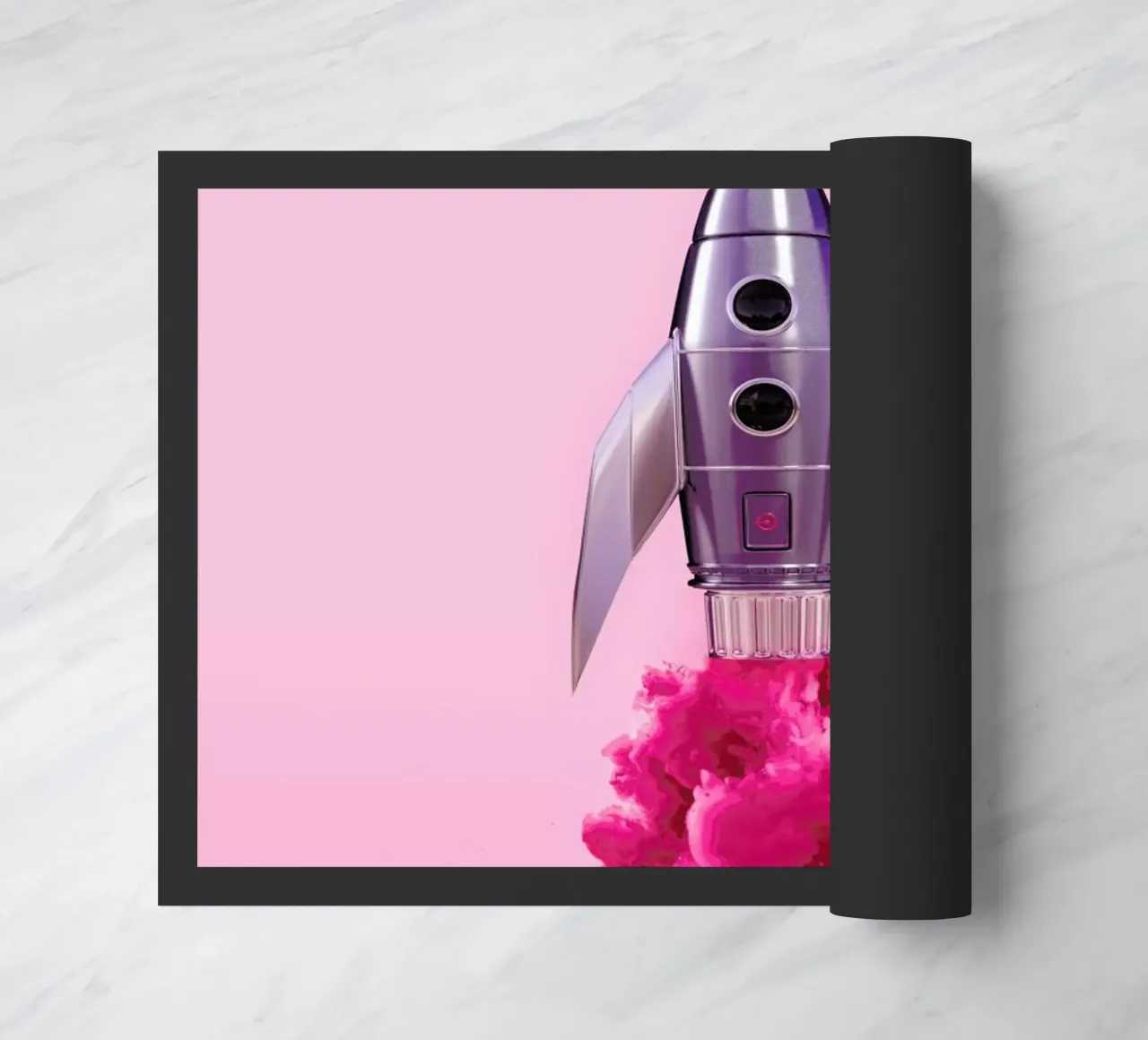 Rocket doormat by Paul Fuentes Design