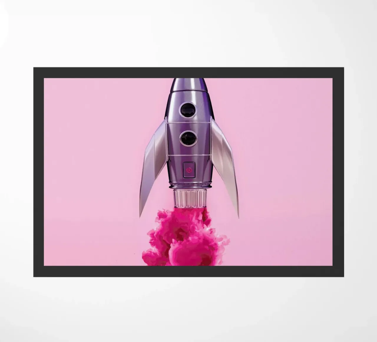 Rocket doormat by Paul Fuentes Design