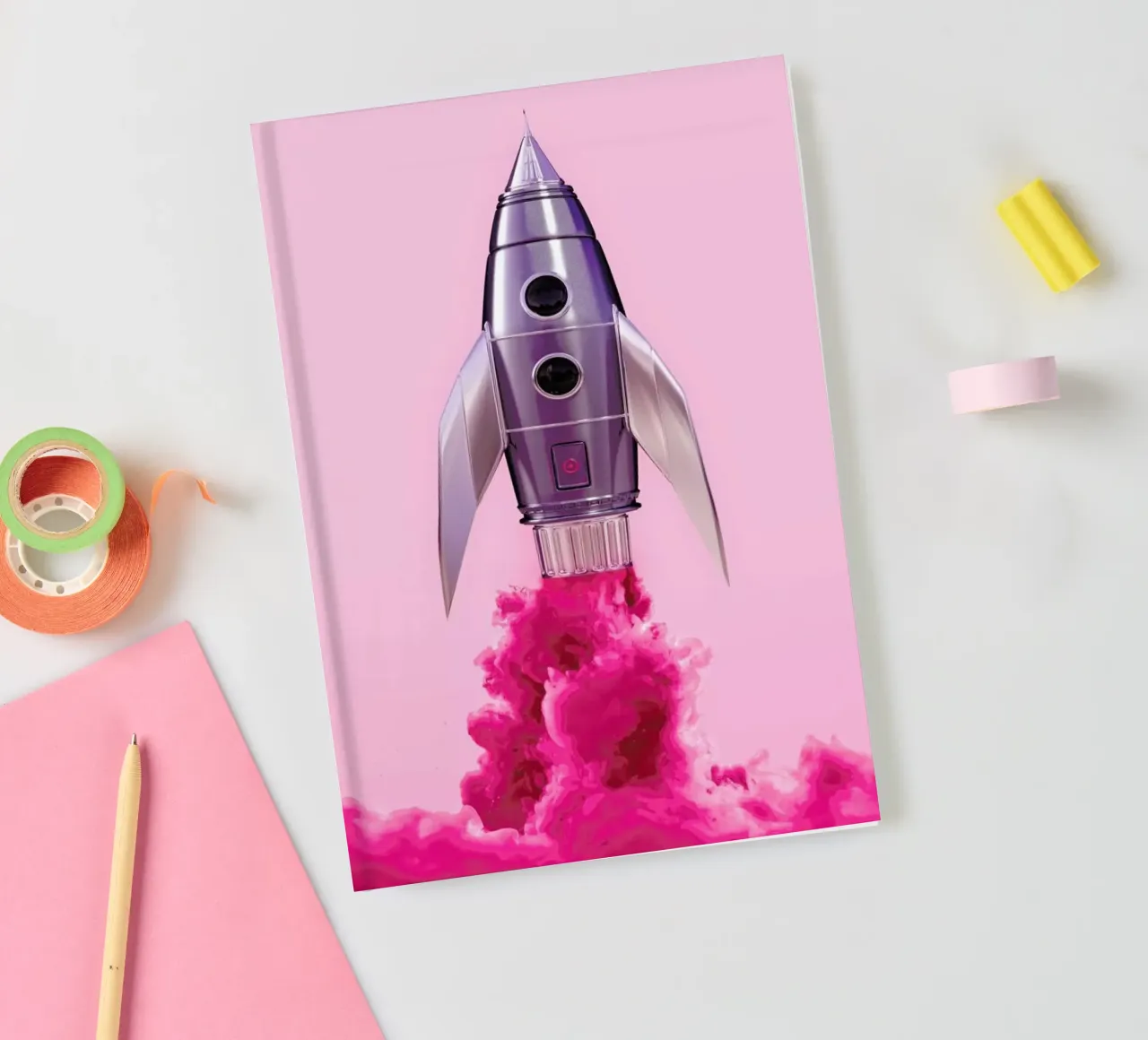 Rocket notebook by Paul Fuentes Design