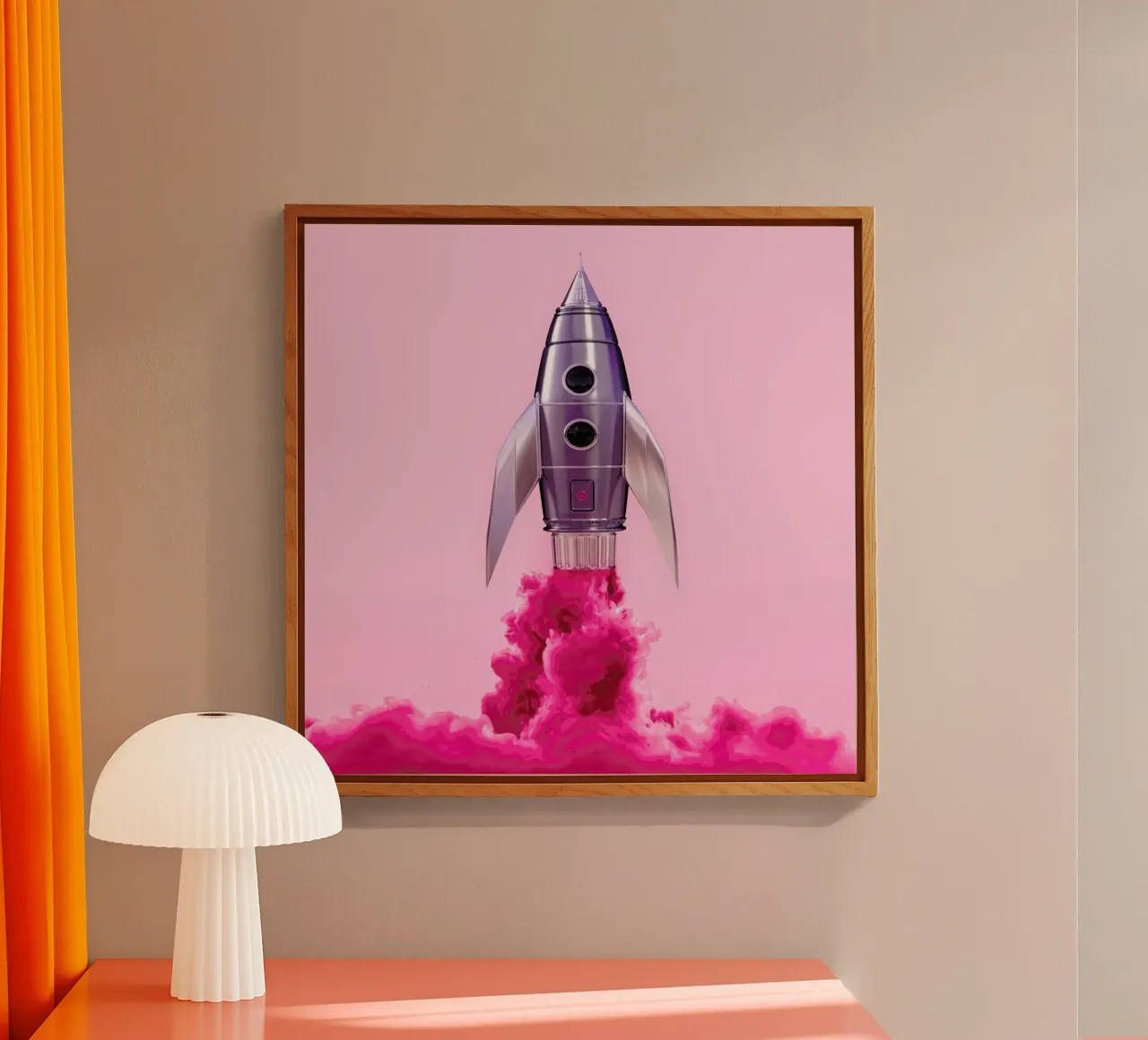 Rocket plexiglass da Paul Fuentes Design