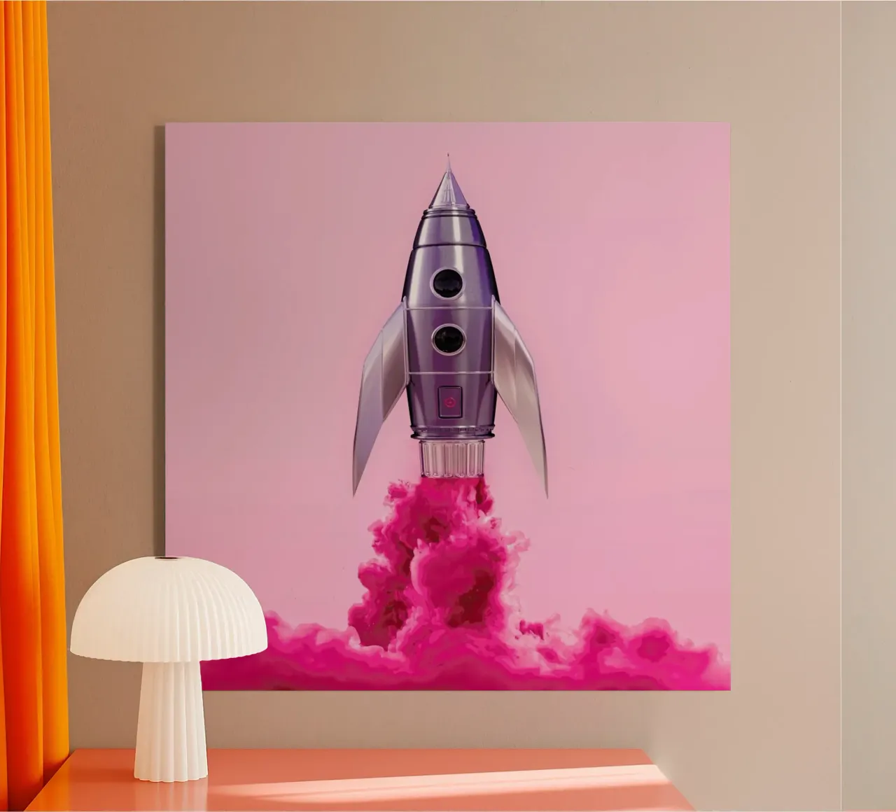 Rocket plexiglass da Paul Fuentes Design