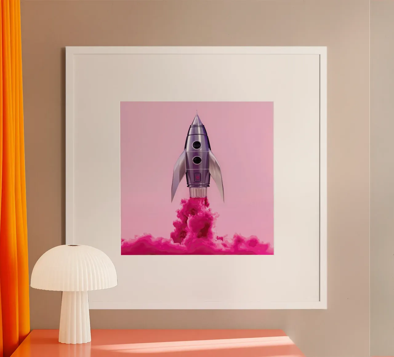 Rocket poster by Paul Fuentes Design