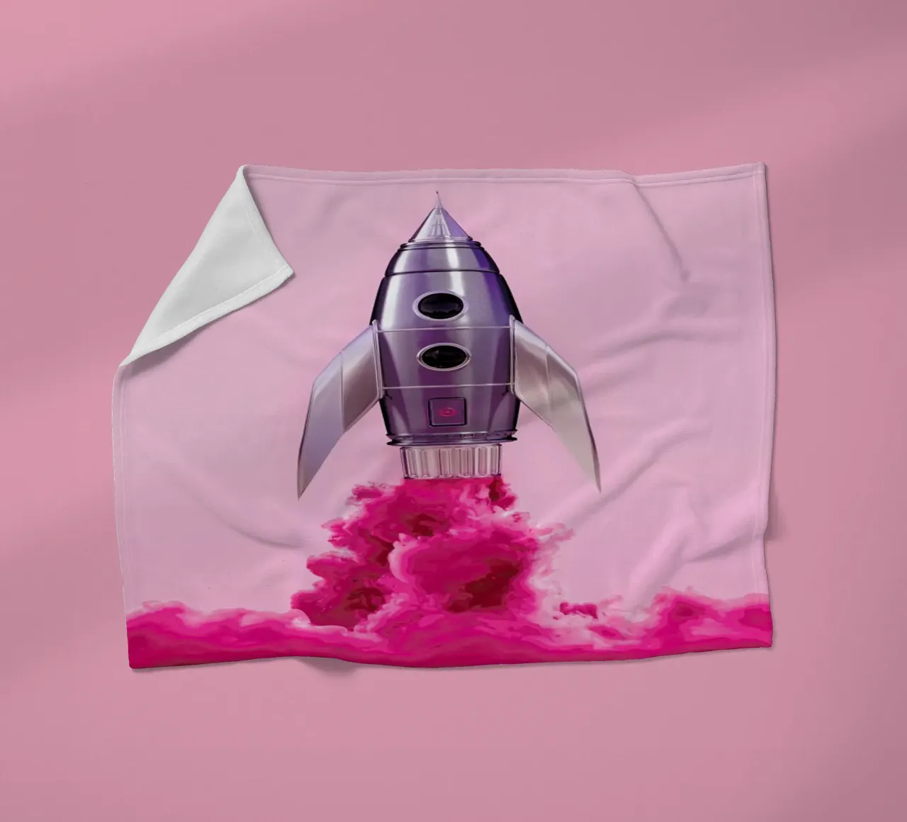 Rocket Fleecedecke von Paul Fuentes Design