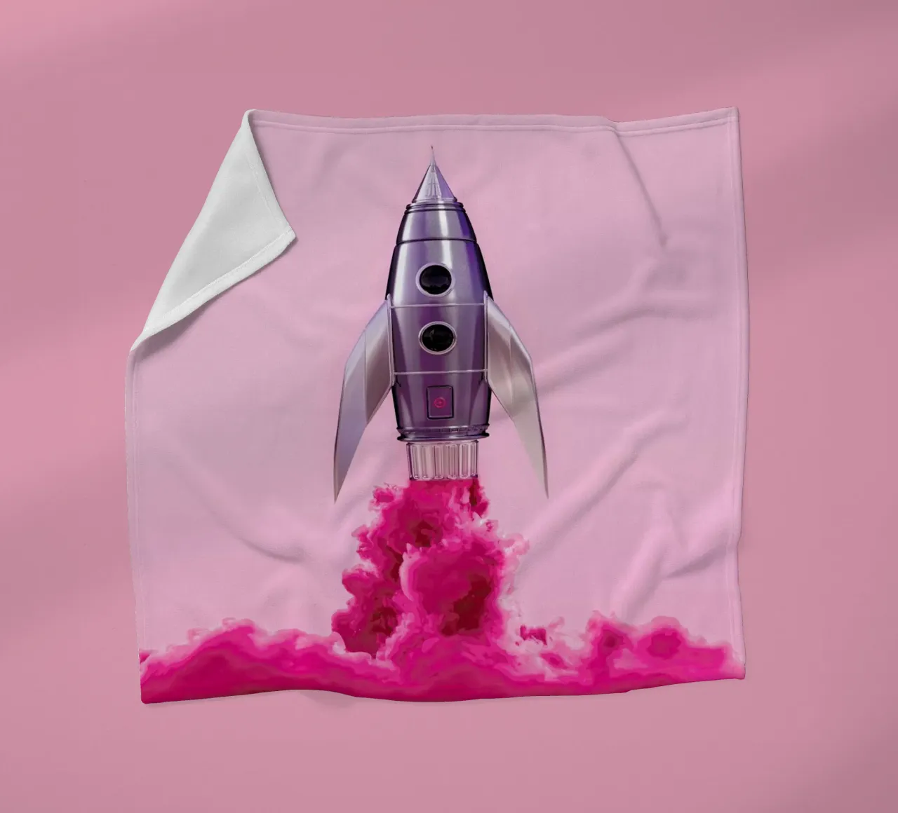 Rocket Fleecedecke von Paul Fuentes Design