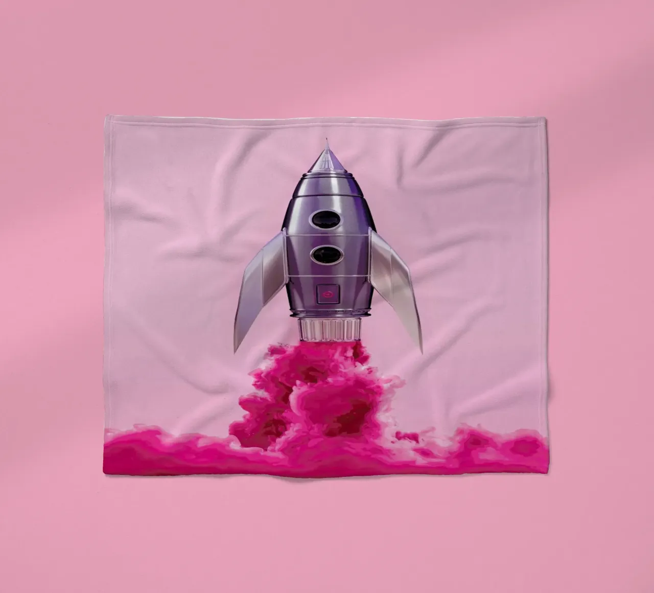 Rocket Fleecedecke von Paul Fuentes Design