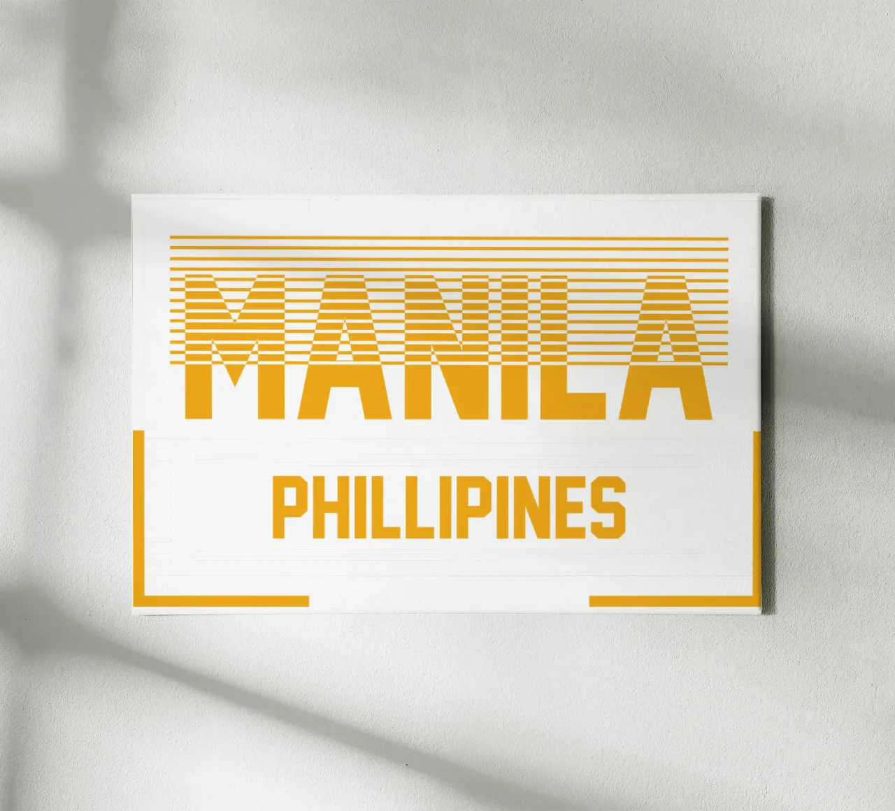 Manila-Fillipine design artistico classico tela con Cornice a cassetta da rivariahill