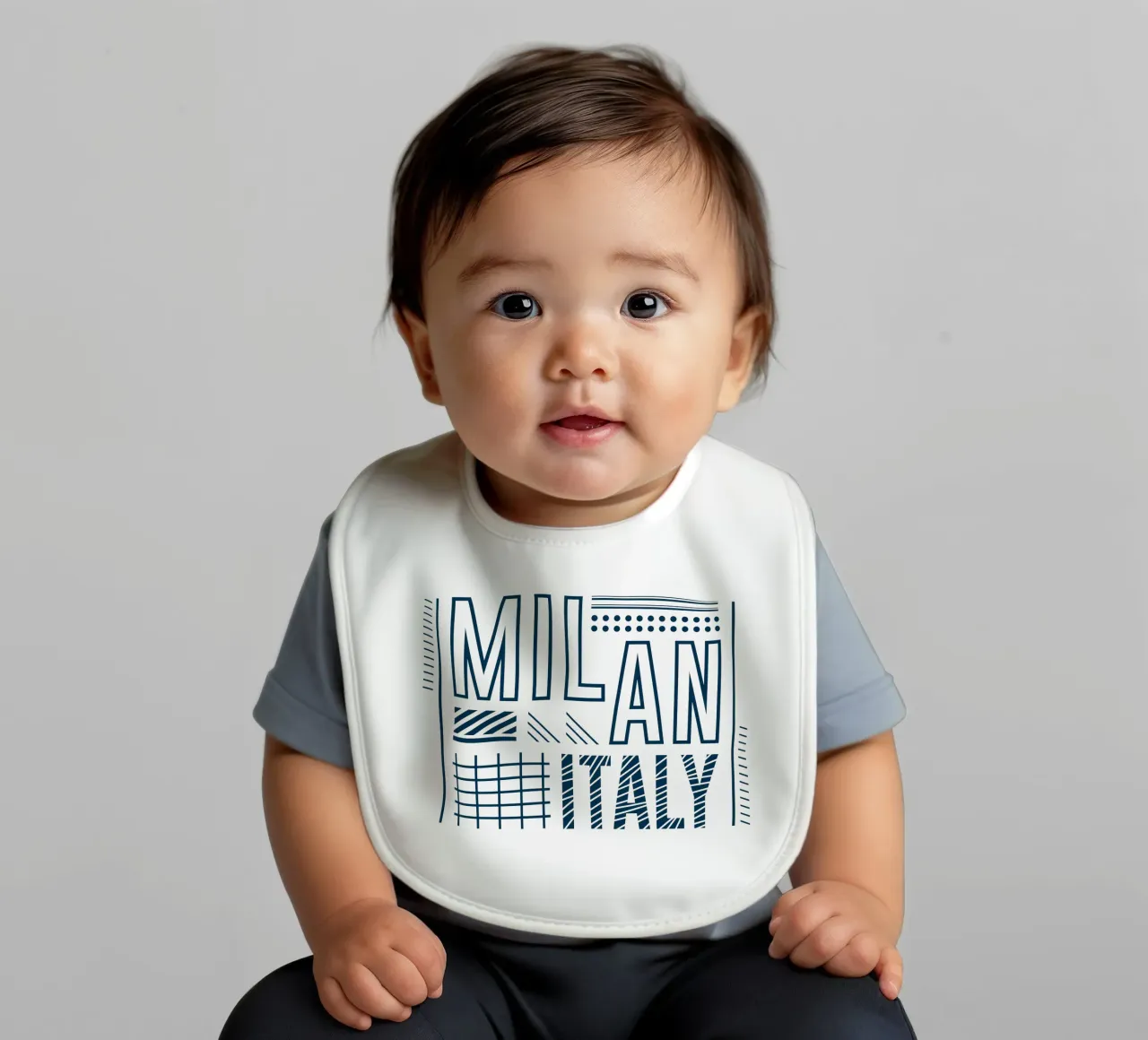 Mailand-Italienisches klassisches Kunstdesign Babylätzchen von rivariahill