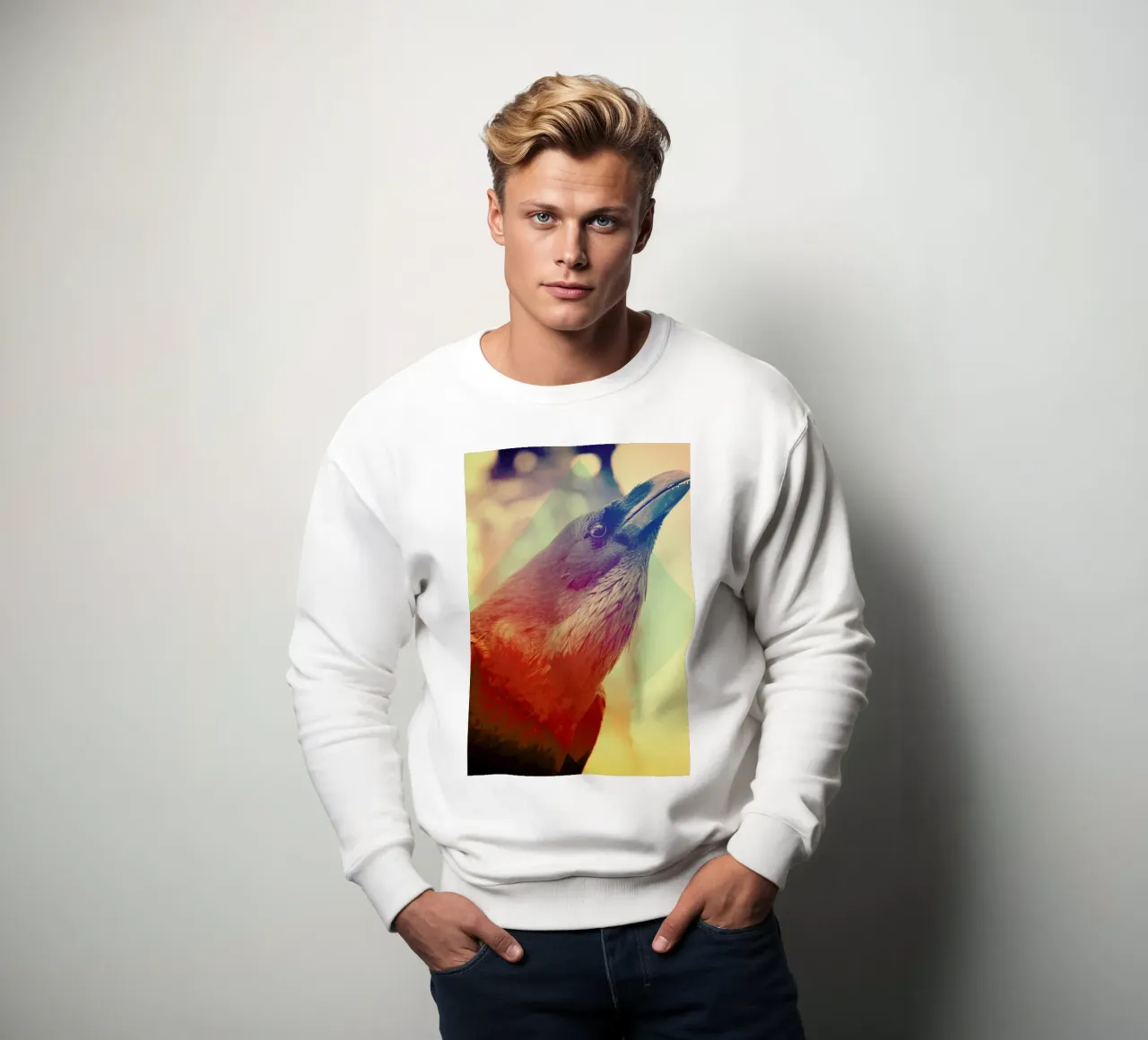Crow sweatshirt by Victorsbeard