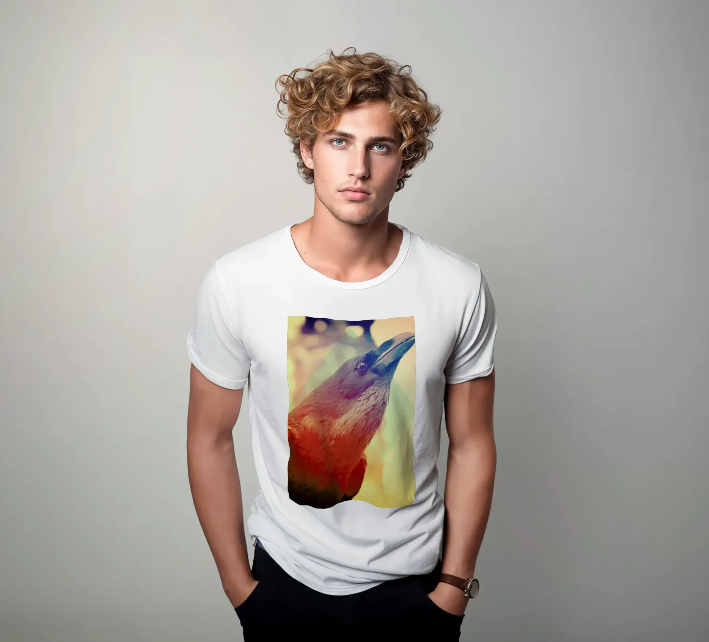 Crow t-shirt da Victorsbeard