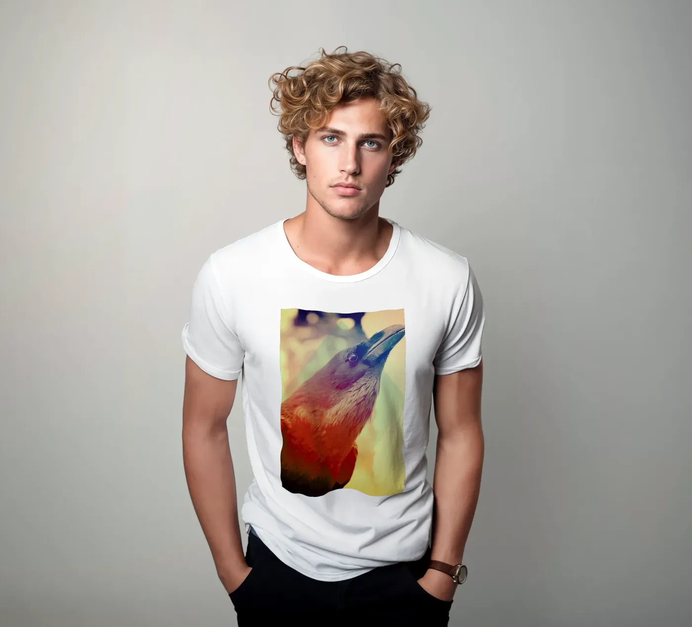 Crow t-shirt da Victorsbeard
