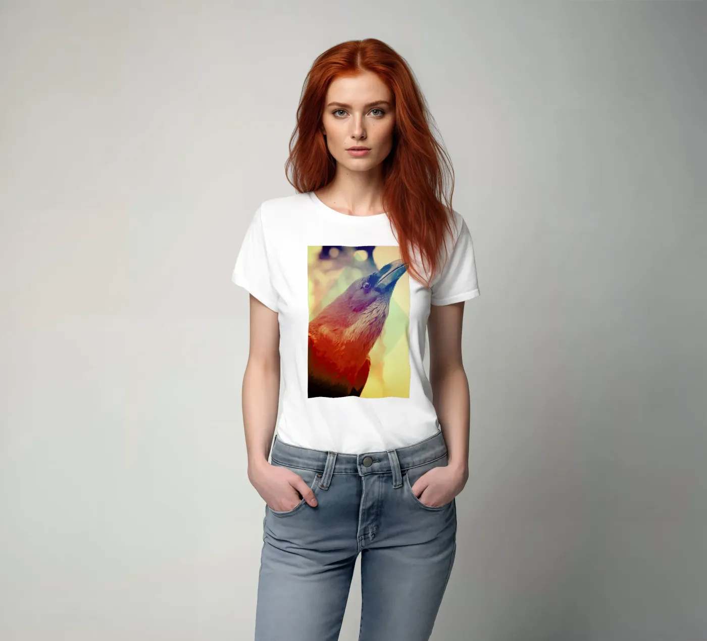 Crow t-shirt da Victorsbeard