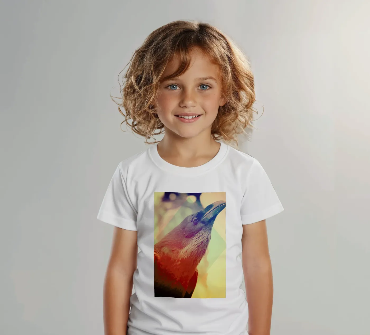Crow kinder t-shirt van Victorsbeard