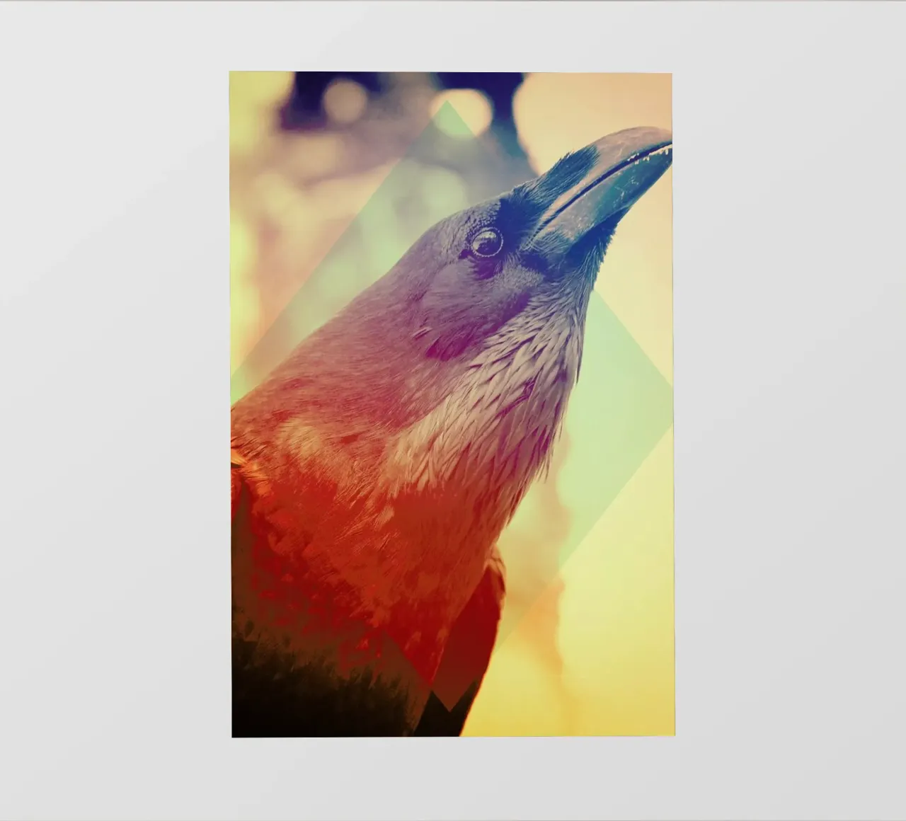 Crow Backlit Folie von Victorsbeard