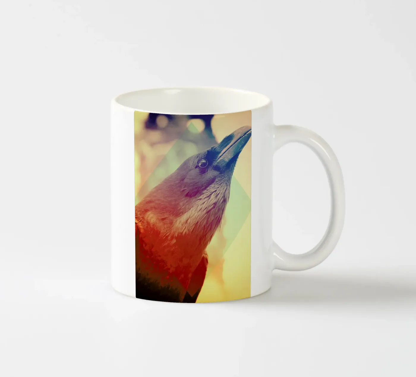Crow ceramic mug by Victorsbeard