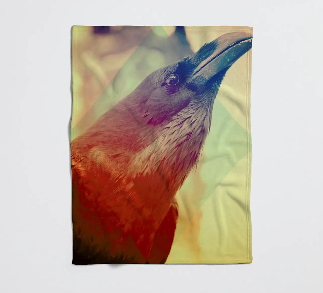 Crow fleecedeken van Victorsbeard