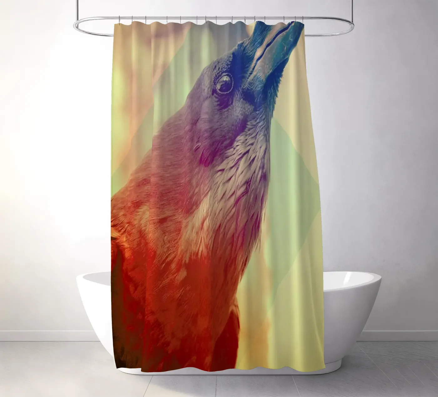 Crow Duschvorhang von Victorsbeard