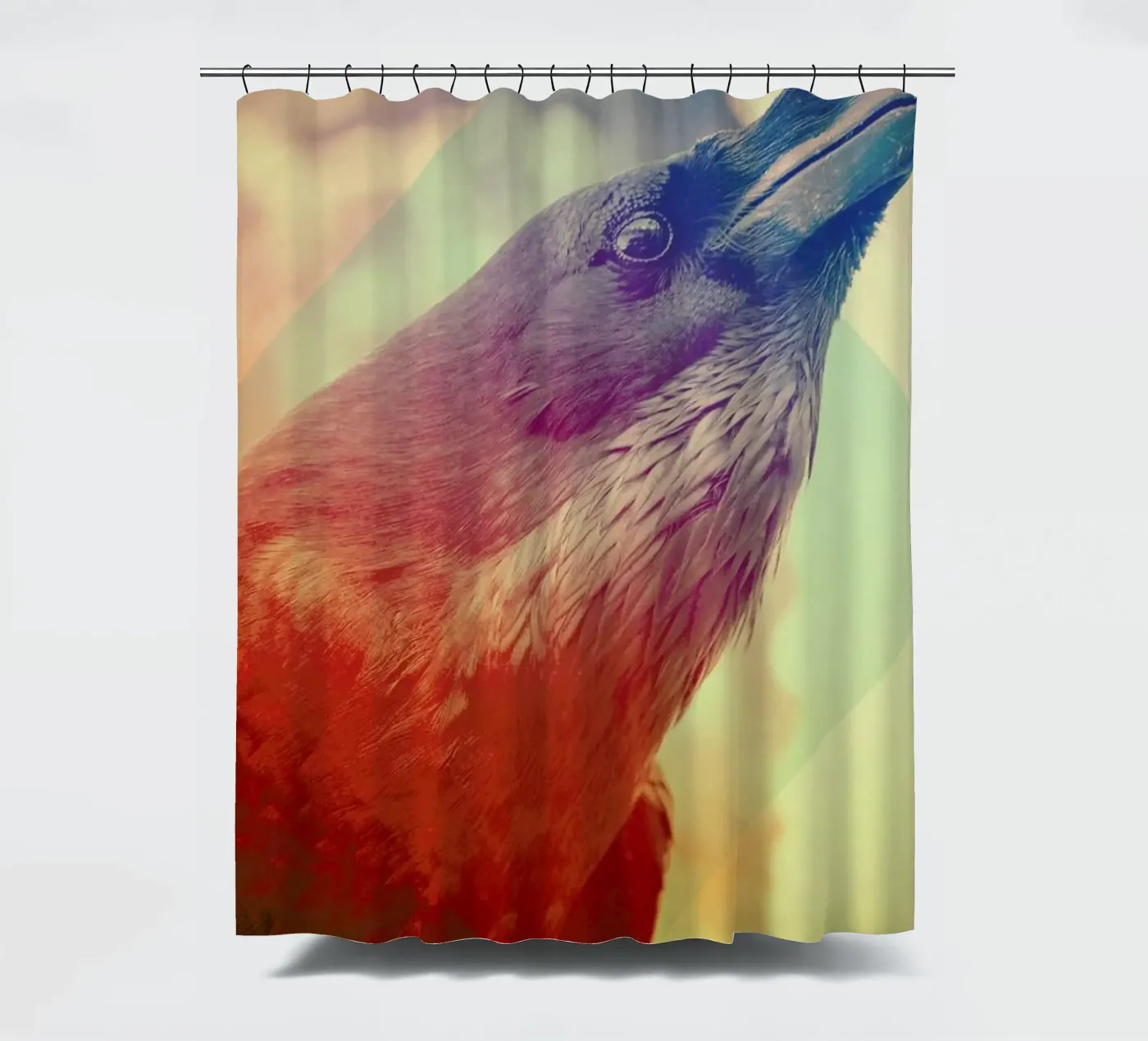 Crow Duschvorhang von Victorsbeard