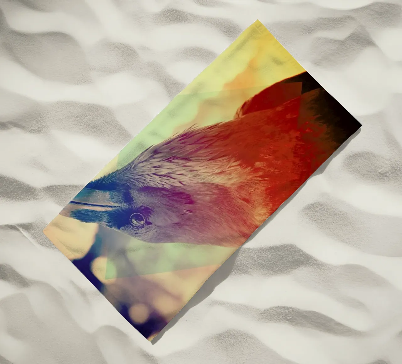 Crow beach towel by Victorsbeard