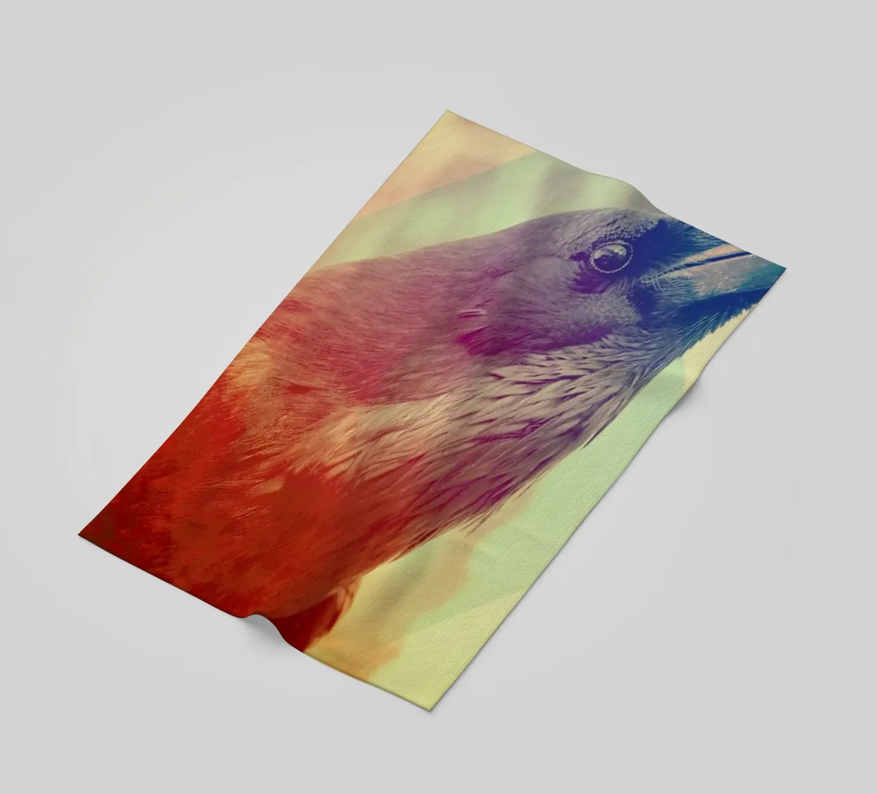 Crow beach towel by Victorsbeard