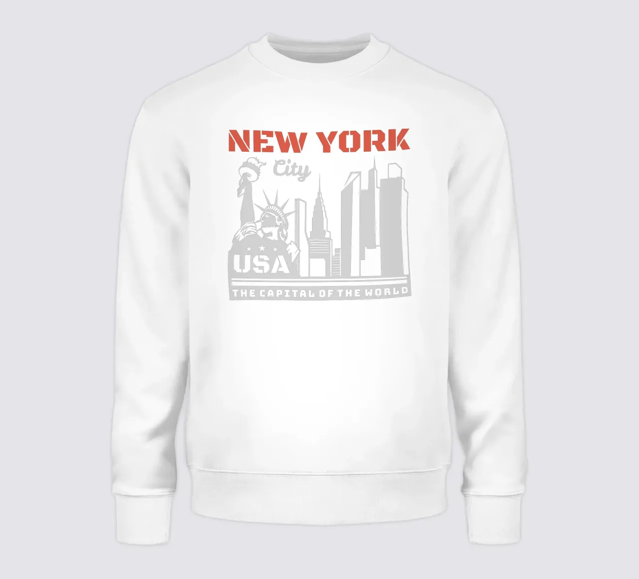 New York city-USA classic art design sweatshirt by rivariahill