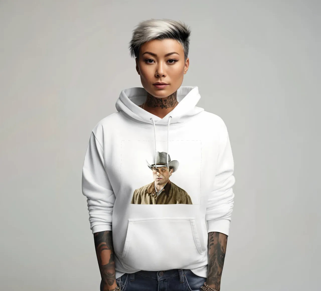 Brokeback Mountain felpa con cappuccio da heiyoum