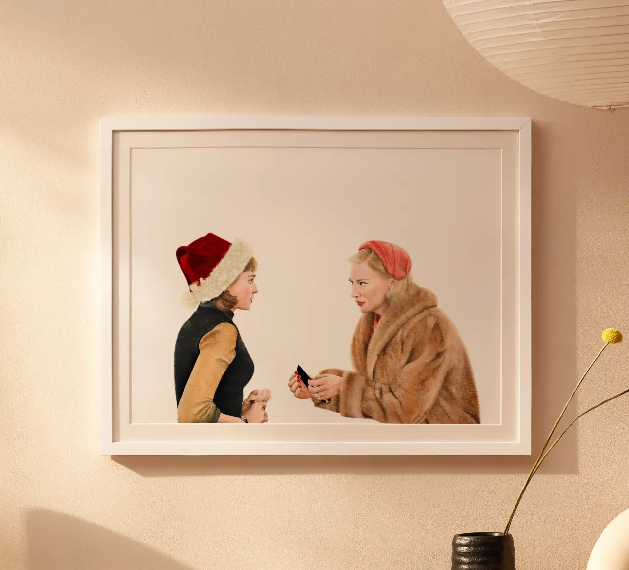 Carol poster con telaio in alluminio da heiyoum