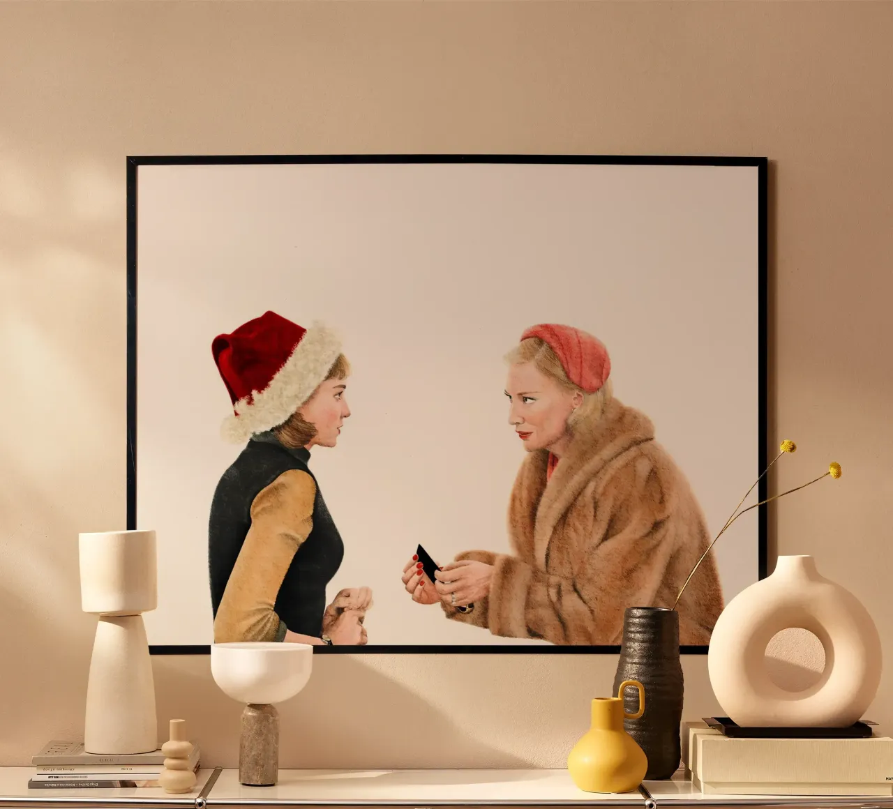 Carol poster con telaio in alluminio da heiyoum