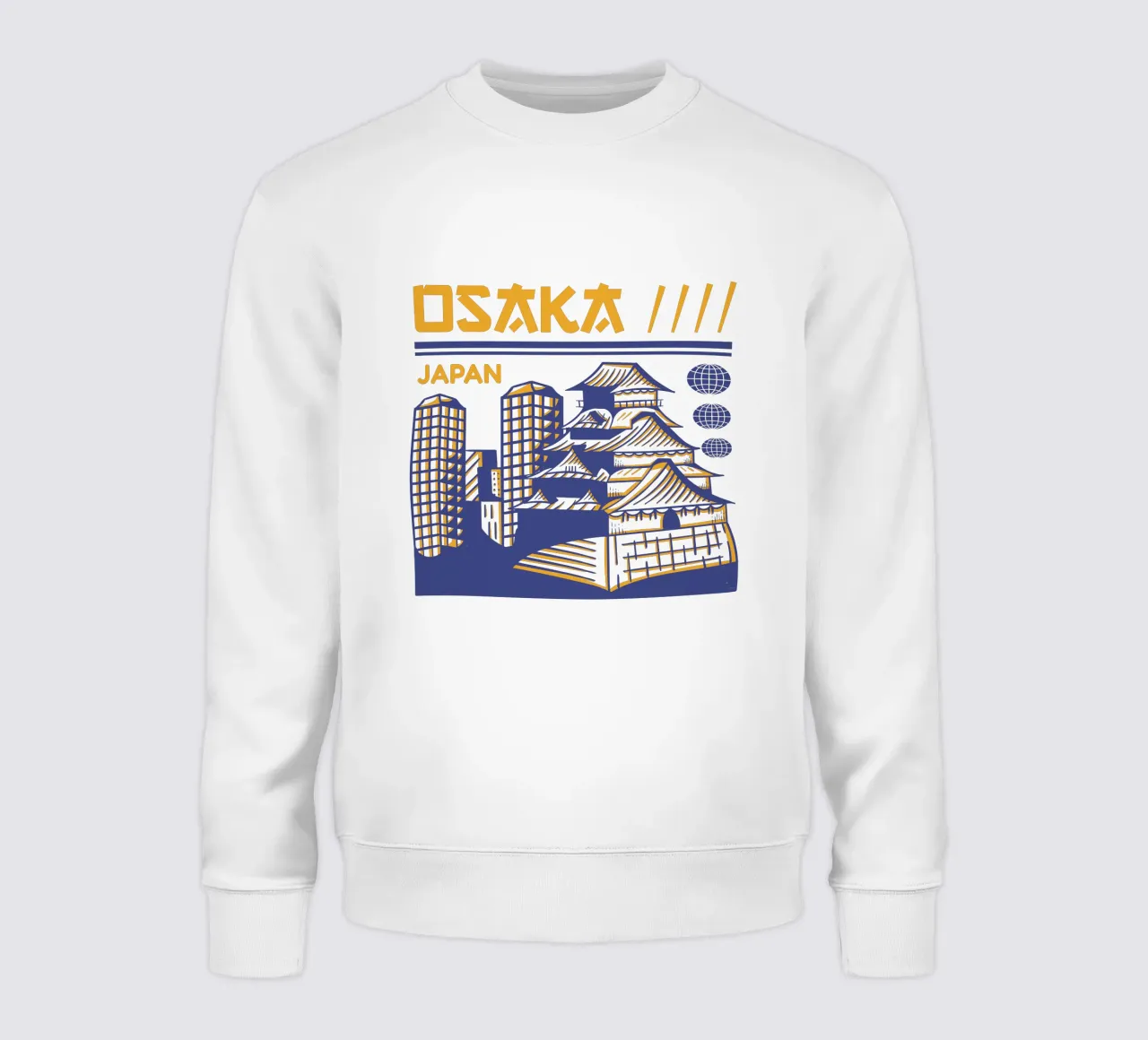 Klassiek kunstontwerp Osaka-Japan sweatshirt van rivariahill