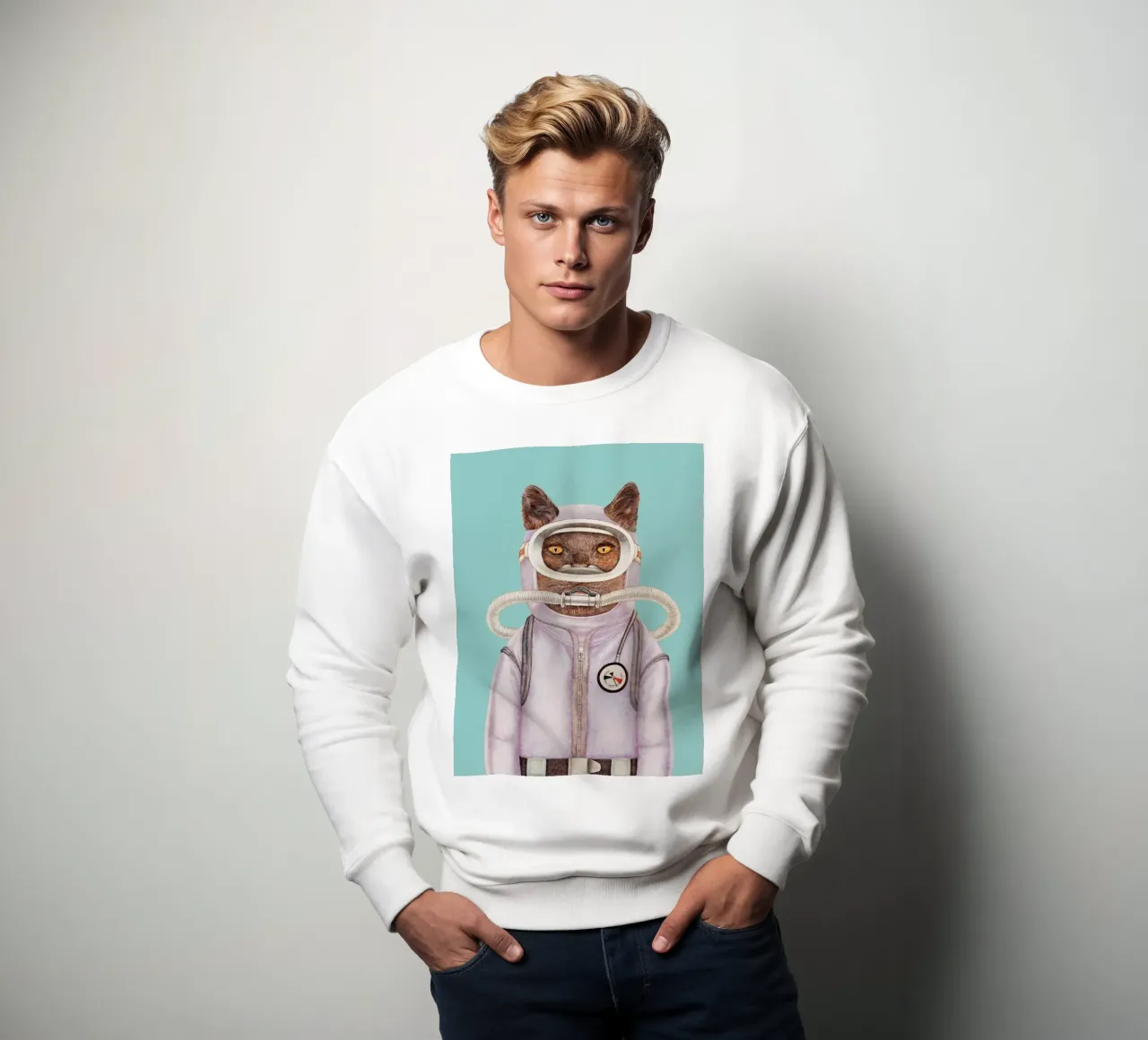Gatto subacqueo felpa da Animal Crew